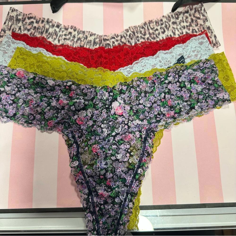 Victoria's Secret lacie thongs pack